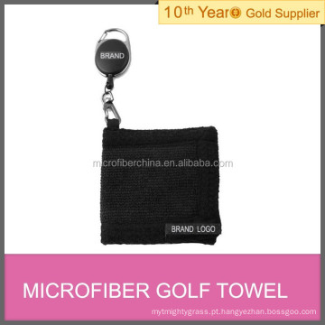 Toalha de limpeza de bola de golfe de microfibra